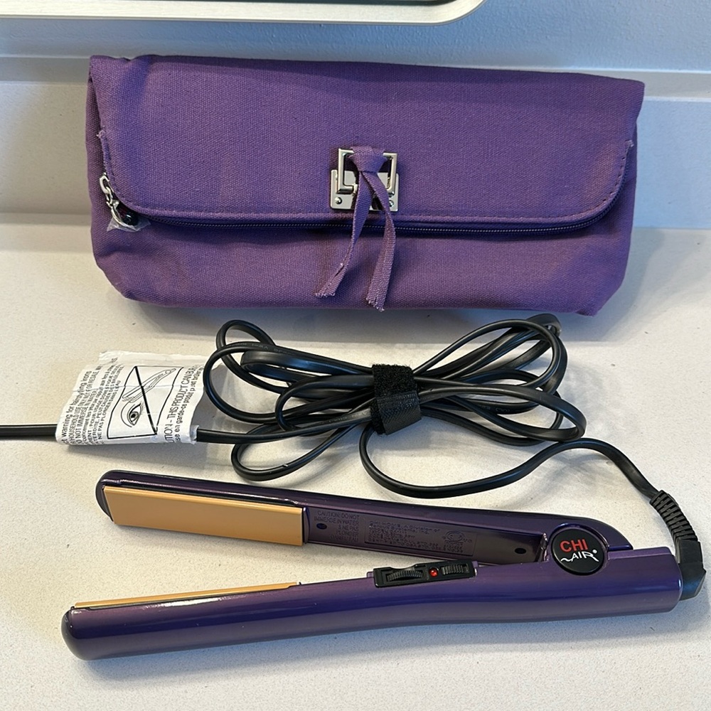 CHI Air flat iron with Travel Bag